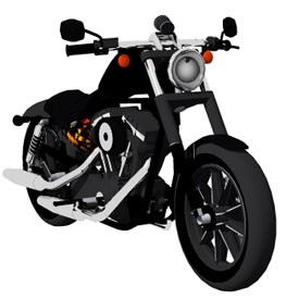 Harley Davidson Iron 3D Object | FREE Artlantis Objects Download